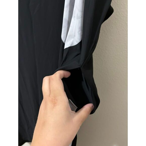 Alembika Tekbika Tunic Women's Size Medium Black White Moon Design T shirt Dress - Picture 6 of 6